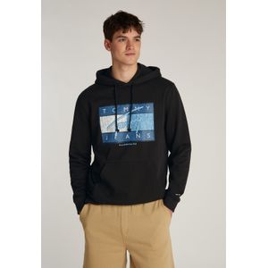 Tommy Hilfiger - Flag DNA Sweatshirt - Zwart - Katoen