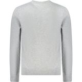 Tommy Hilfiger - Wollen Trui - Grijs - Wol - Polyester - Ronde Hals - Lange Mouwen