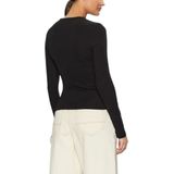 Tommy Hilfiger Jeans Zwart Basic Longsleeve T-Shirt Dames