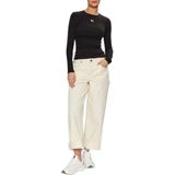 Tommy Hilfiger Jeans Zwart Basic Longsleeve T-Shirt Dames