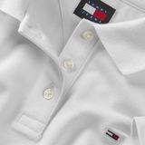 Tommy Jeans Tjw Slim Essential Polo SS DW0DW20160 S/S, wit (ecru), XS dames, wit (ecru), XS