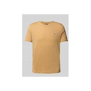 Tommy Jeans Heren TJM XSLIM Jaspe HTR TEE EXT DM0DM20363 S/S T-shirt, beige (Relic Tan Heather), XS, Beige (Relic Tan Heather), XS
