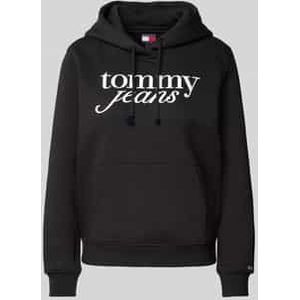 Tommy Hilfiger, Dames, Sweatshirts & Hoodies, Zwart, Maat: XS Katoen,