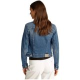 Tussenjas - VIVIANNE - Denim - Effen - Slanke Pasvorm