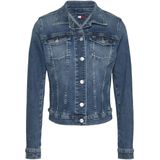 Tussenjas - VIVIANNE - Denim - Effen - Slanke Pasvorm