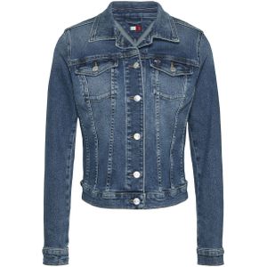 Tussenjas - VIVIANNE - Denim - Effen - Slanke Pasvorm