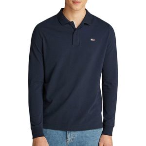 Tommy Jeans - Placket Slim Fit - Poloshirt - Lange Mouw