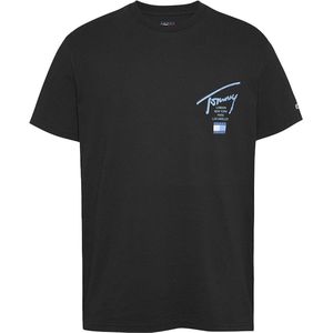 T-Shirt Tommy Jeans Tjm Reg Tommy Sign C - Streetwear - Volwassen