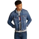 Tommy Jeans - RYAN RGLR TRCKR JCKT CH0152 - Trucker Jacket - Denim Donker