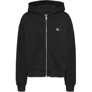 Tommy Jeans Curve Sweatshirt "Sweatshirt TJW BOXY BADG", in Großen Größen, 2-Wege-Reißverschluss, mit Logostickerei