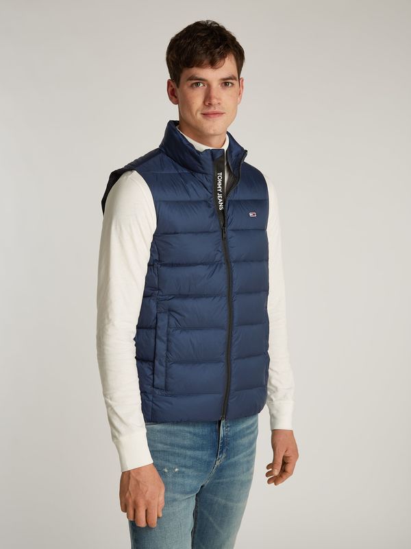Tommy Jeans, Heren, Jassen, Blauw, Maat: S Polyamide,