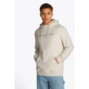Tommy Hilfiger - Hoodie - Beige - Katoen, Polyester