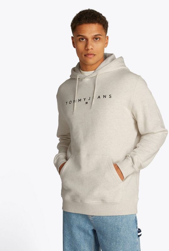 Tommy Hilfiger - Hoodie - Beige - Katoen, Polyester