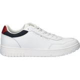 Tommy Jeans - Retro Basket - Sneakers - Imitatieleer en Leer - Blauw