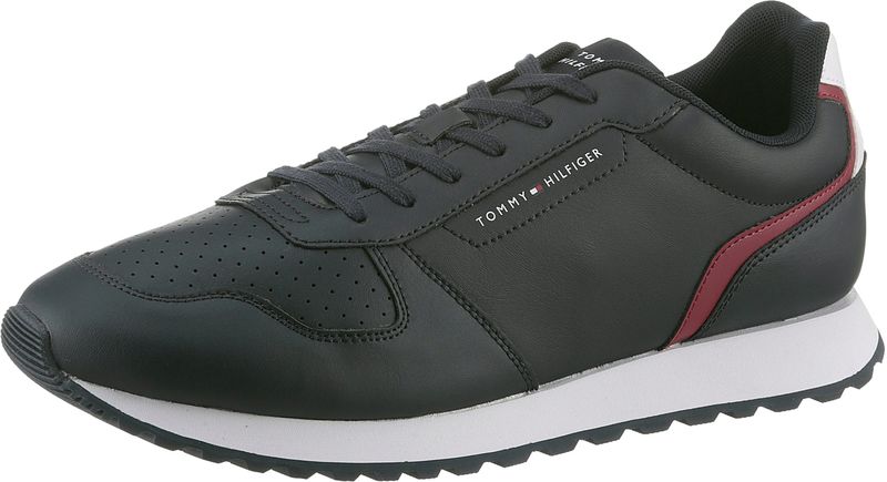 Tommy Hilfiger - NEW RUNNER EVA MIX LTH FLAG - Vrijetijdsschoen - Donkerblauw - Vetersluiting