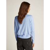 Tommy Jeans - Tjw Essential Crew - Damestrui - Blauw - 100% Katoen