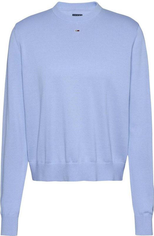 Tommy Jeans - Tjw Essential Crew - Damestrui - Blauw - 100% Katoen