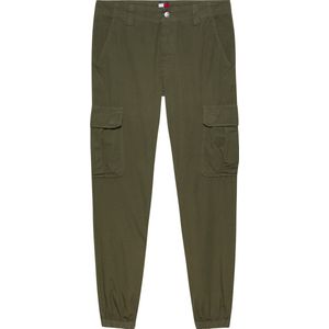 TOMMY JEANS - Ryan Cargo Broek - Kakigroen - Katoen