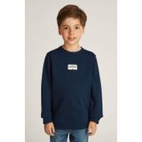 TOMMY HILFIGER - Monotype 1985 Label - Sweatshirt - Blauw - Katoen