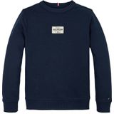TOMMY HILFIGER - Monotype 1985 Label - Sweatshirt - Blauw - Katoen