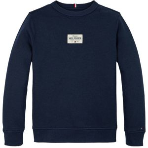 TOMMY HILFIGER - Monotype 1985 Label - Sweatshirt - Blauw - Katoen