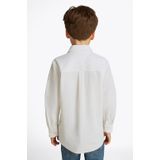 Tommy Hilfiger - Overhemd - Wit - Katoen/Polyester