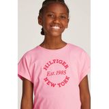 Shirt - Jersey - Ronde Hals - Normale Pasvorm - Kwartmouw - Logoprint