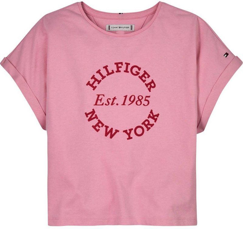 Shirt - Jersey - Ronde Hals - Normale Pasvorm - Kwartmouw - Logoprint