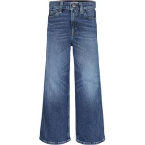 Tommy Hilfiger - Mabel - Wasjeans - Donker - Losse Snit, Ritssluiting en Knoop