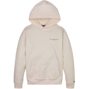 Hoodie in molton TOMMY HILFIGER. Molton materiaal. Maten 10 jaar - 138 cm. Beige kleur