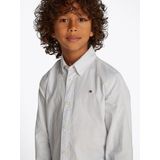 TOMMY HILFIGER Overhemd 'Flex'  lichtblauw / wit