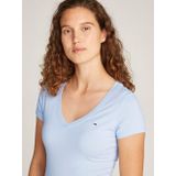 Tommy Jeans - Korte Mouwen T-shirt - Wit - 100% Regeneratief Katoen