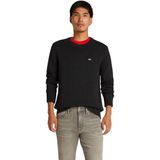 Tommy Jeans - TJM Slim ESSNTLS C-hals - Pullover Sweater - Zwart