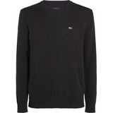 Tommy Jeans - TJM Slim ESSNTLS C-hals - Pullover Sweater - Zwart