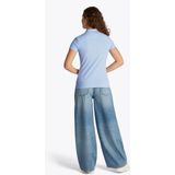 Tommy Jeans - Poloshirt - Zwart - Katoen/Elastaan