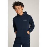 Regular fit hoodie van katoenmix