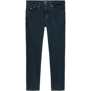Tommy Hilfiger - Slim Fit Jeans - Blauw - Katoen/Elastaan