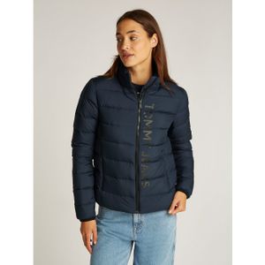 Tommy Jeans Dames TJW ESSENTIAL TAPE VEST DW0DW19390 Vest, blauw (Dark Night Navy), S, Blauw (Donker Nacht Marine), S