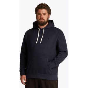 Tommy Hilfiger - Hoodie - Donkerblauw - Katoen/Elastaan