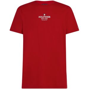 Tommy Hilfiger - S/S T-shirt - Rood - Heren