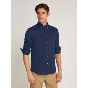 Tommy Hilfiger Businesshemd »FLEX DOBBY SF SHIRT«, mit Logostickerei