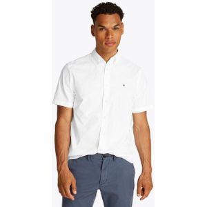 Tommy Hilfiger - T-shirt - Wit - Korte Mouwen - Poplin