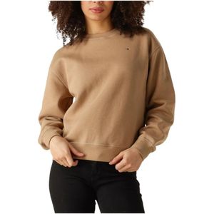 Tommy Hilfiger - REG Flag ON Chest - Sweatshirt - Bruin - Katoenmix