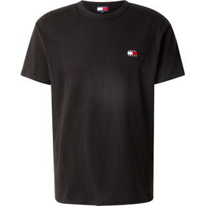 Tommy Jeans - TJM REG BADGE TEE EXT - T-shirt - Zwart - Korte Mouw