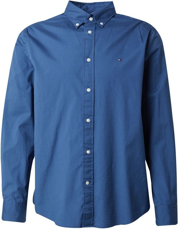 TOMMY HILFIGER - FLEX - Overhemd - Saffier - Lange Mouw