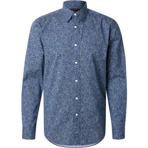 Tommy Hilfiger - Flex Poplin Liner Floral Rf - Overhemd - Katoen - Lange Mouwen