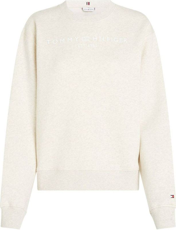 TOMMY HILFIGER - Sweater - Lichtbeige - Katoen