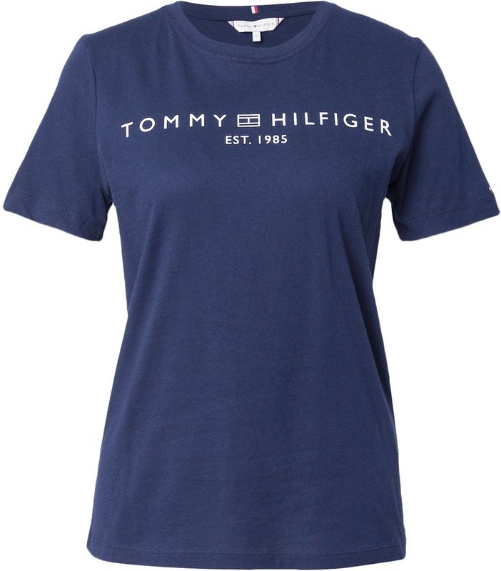 Tommy Hilfiger - T-shirt - Donkerblauw - 100% Katoen