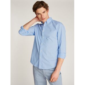 Tommy Hilfiger - Overhemd - Donkerblauw - 100% Katoen