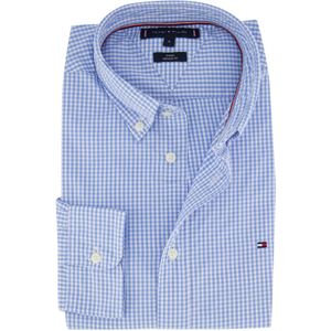 Tommy Hilfiger - Overhemd - Donkerblauw - 100% Katoen